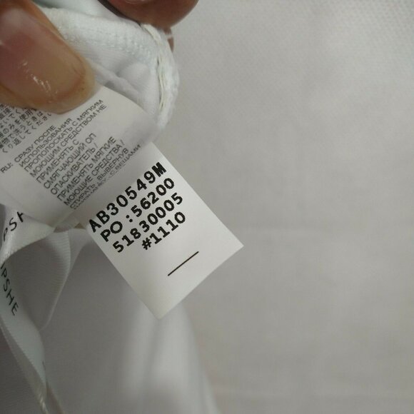 Cupshe One Piece Swimsuit Criss Cross Women Size L Orange White Padded NEW - Picture 10 of 10